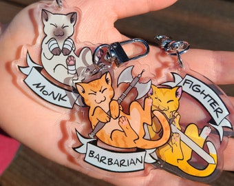Acryl bedel barbaarse kat