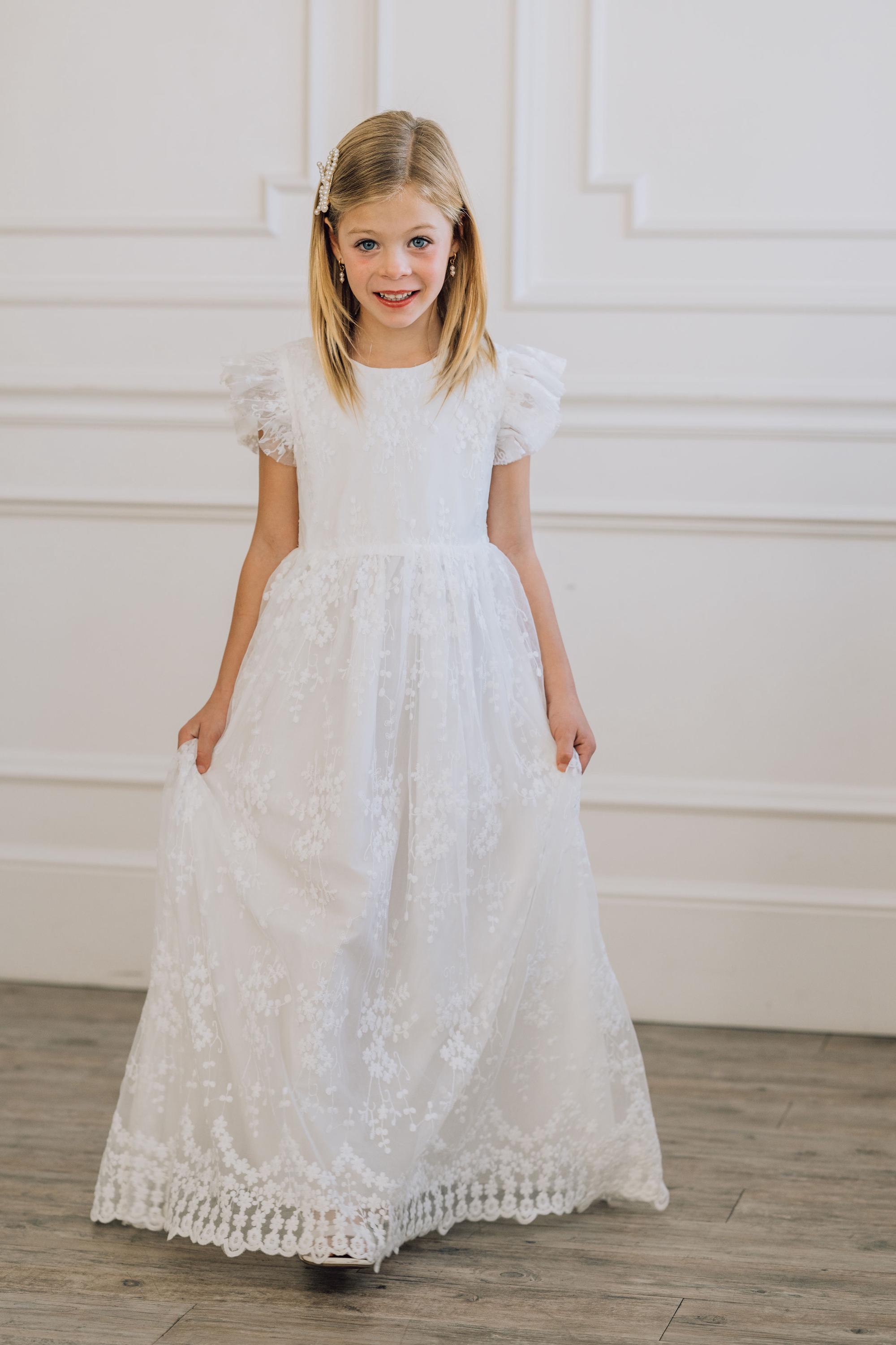 First Communion Dress| Holy Communion Dress| 1st Communion Dress| Lace Communion Dress| Traditional Catholic Communion Dress| Baptism Dress