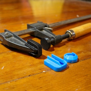 Wood clamp replacement tips 3D model for printing