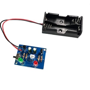 Kit de circuit de clignotement LED DIY : apprenez à souder - Projet électronique pour débutants