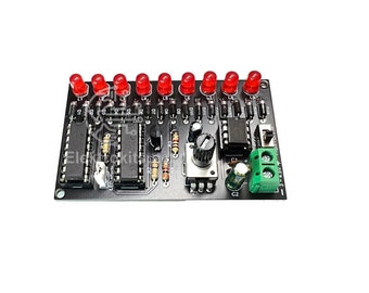 Knight Rider LED Chaser DIY Solder Kit: 5mm LEDs, School Project