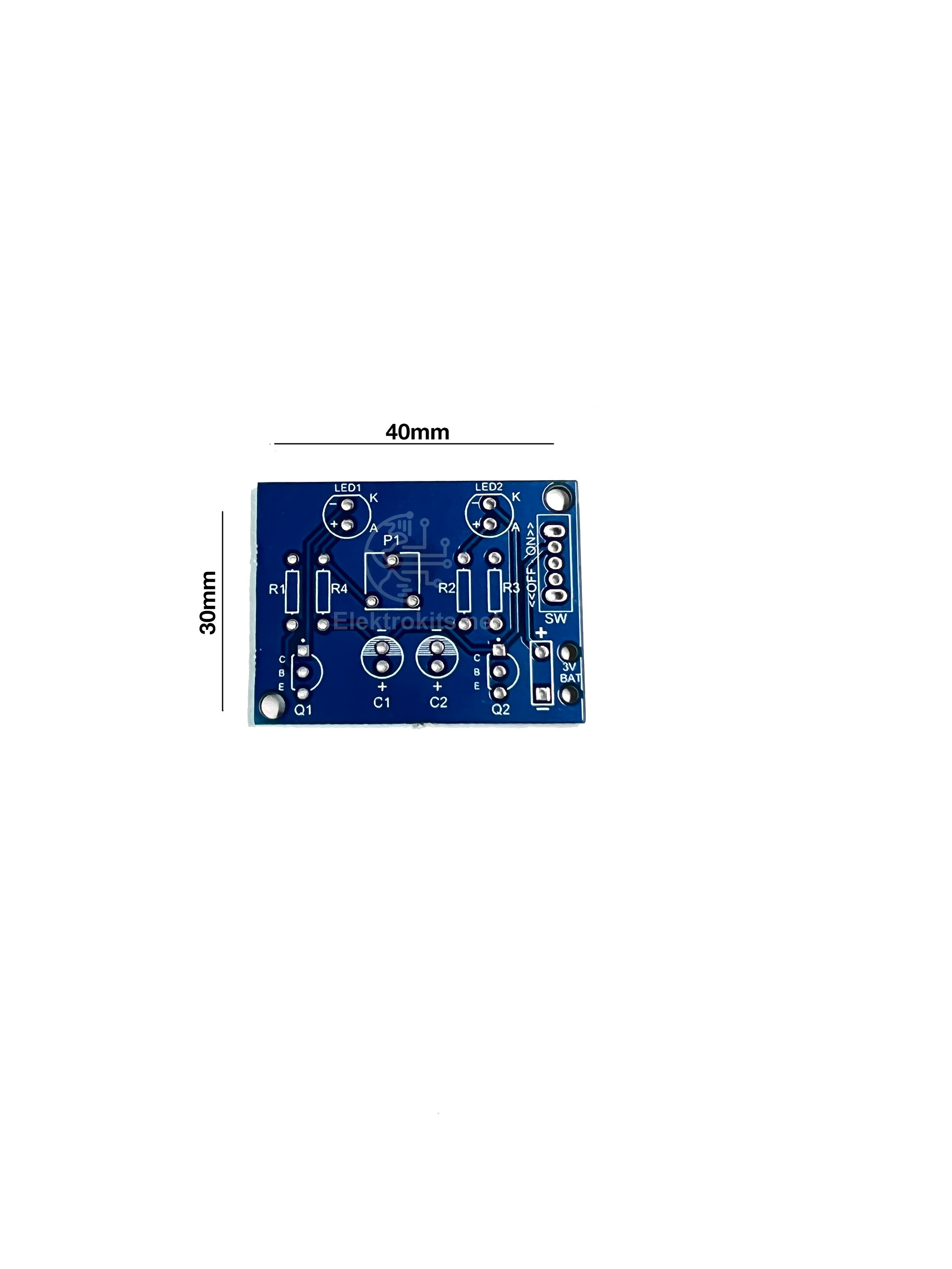 DIY LED Blink Circuit Kit: Learn to Solder - Beginner Electronics ...