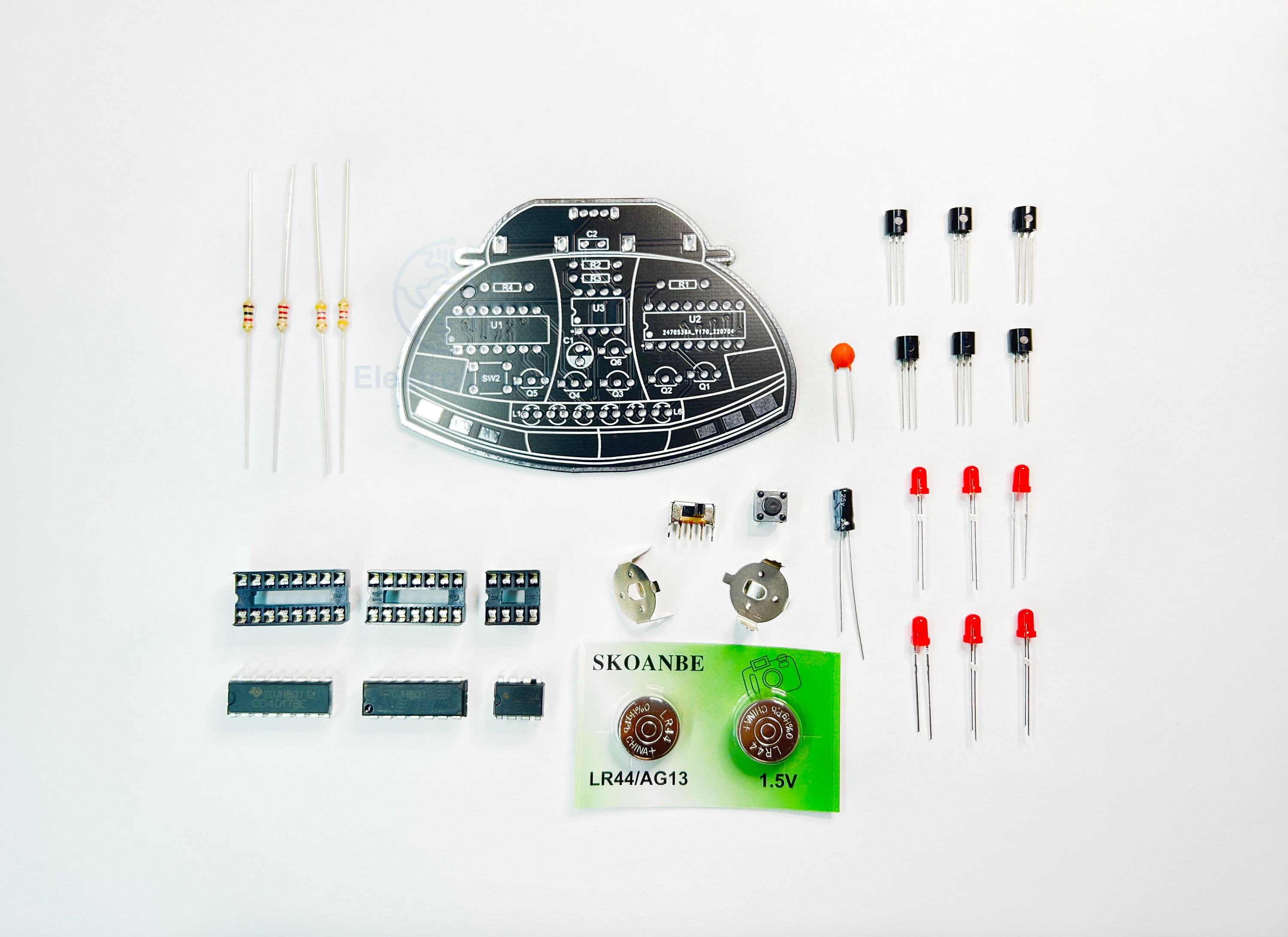 Diy Knight Rider Knight Rider DIY Solder Kit: Electronic Circuit Board With Leds - Etsy