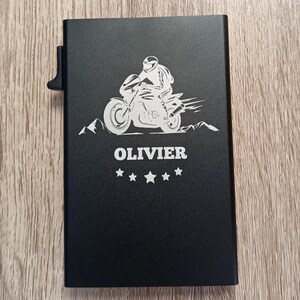 Porte carte personnalisé,  cadeaux hommes, cadeaux femmes