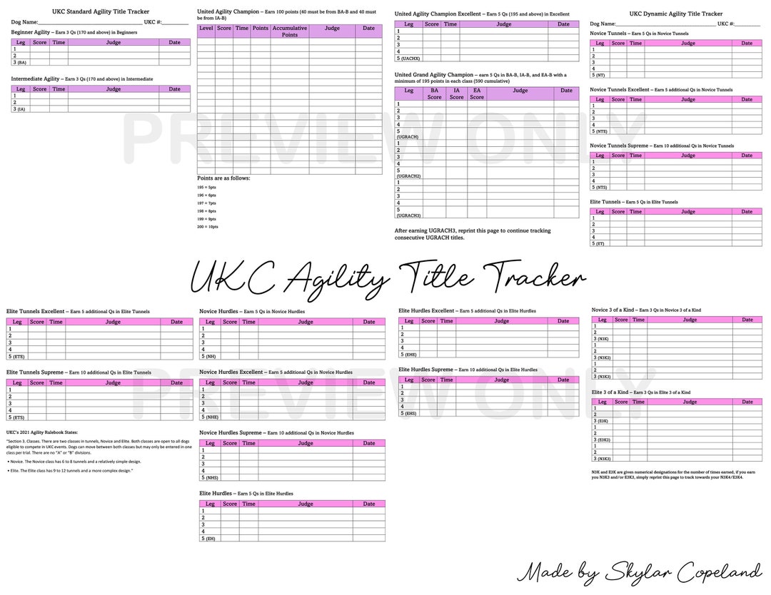 ukc-title-tracking-forms-bundle-includes-conformation-agility-rally