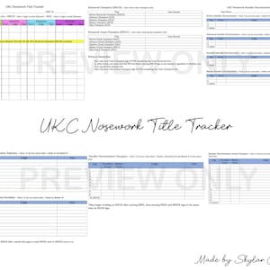 UKC Nosework Title Tracker