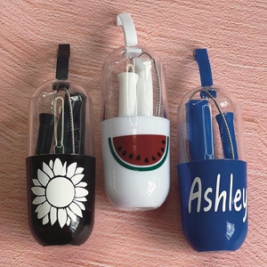Portable Silicon Straw Travel Set