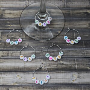 Wine Charms/Wine Glass Charms/Drink Charms/Unique Gifts/Wine Accessories/Set of 6!