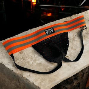 Hi-Vis Neon Harness, UV Reflective Festival Rave Chest Harness, LGBTQ+ Gay Pride Clubwear, Bright Elastic Workman Construction Party Gear image 12