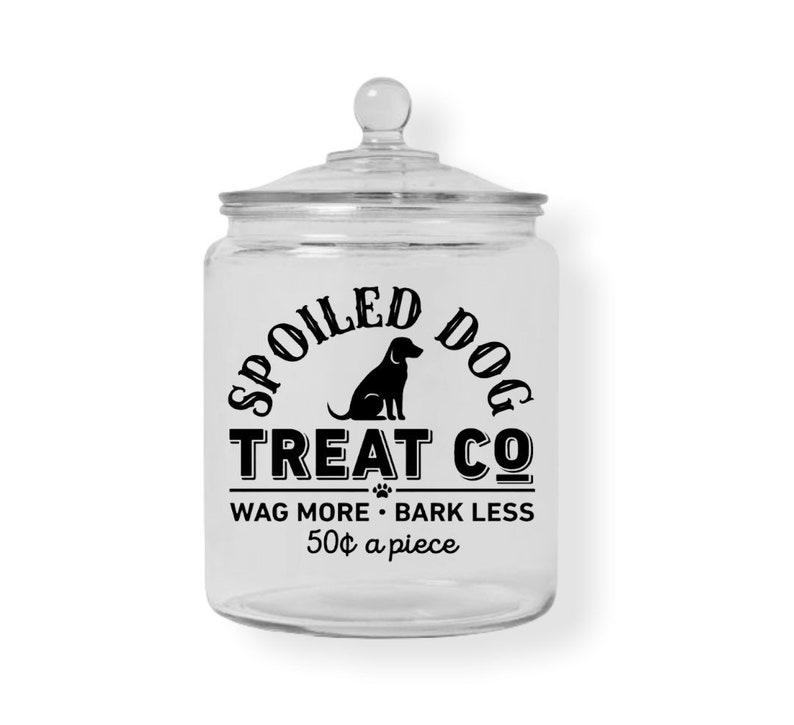 Customizable Dog Treat Jar Customizable Dog Treat Jar Dog Etsy