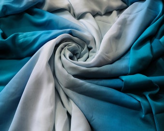Tissu georgette soyeux de qualité supérieure, imprimé numérique, tissu léger et doux, pour vêtements, costumes, tissu de décoration par mètre