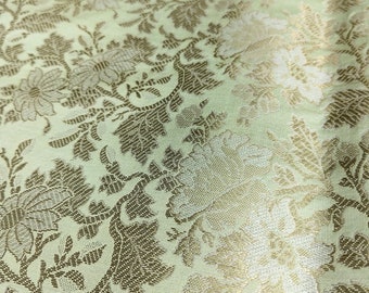 Antique Moss Dupioni Silk Fabric