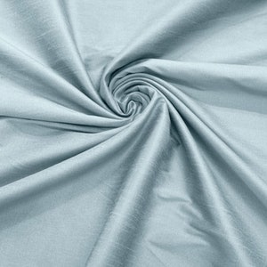 Tissu Dupioni en soie brute 49 couleurs, Tissu en soie Dupioni tissé à la main, Dupioni en pure soie, Tissu de robe pour robe de mariée Tissu par mètre image 3