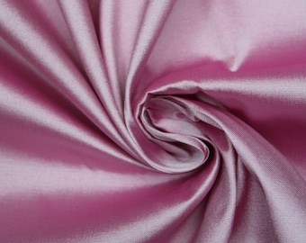 Onion Pink Silk Taffeta Fabric, Taffeta Fabric, Plain Taffeta Fabric, Polyester Taffeta Fabric, Gown Fabric For Bridal Dress Sold By Yards