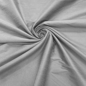 Tessuto Dupioni di seta grezza a 31 colori, tessuto di seta Dupioni telaio a mano, Dupioni di seta pura, tessuto per abiti per abiti da sposa tessuto tagliato su misura immagine 6