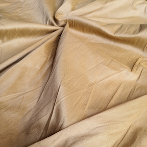 Golden Oak Orange Dupioni Silk Fabric main image 1
