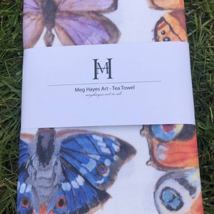 Butterfly identification guide - Tea towel