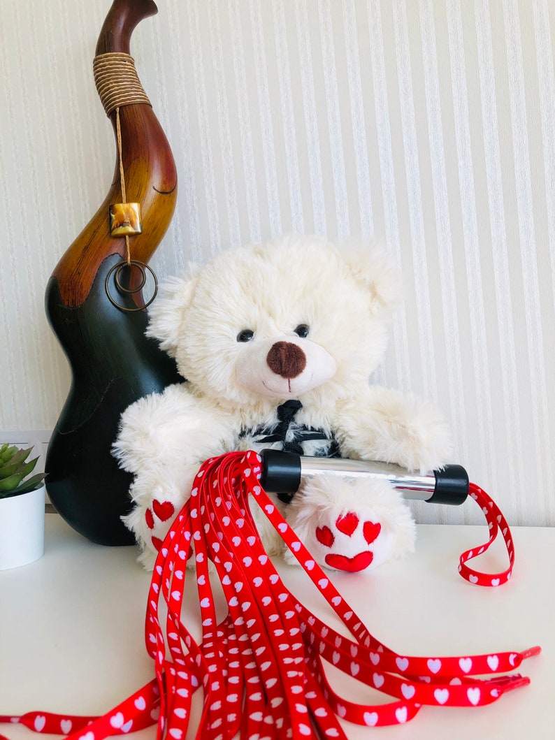 Kinky Fetish Plush Teddy Bear With Flogger BDSM Gifts Adult - Etsy