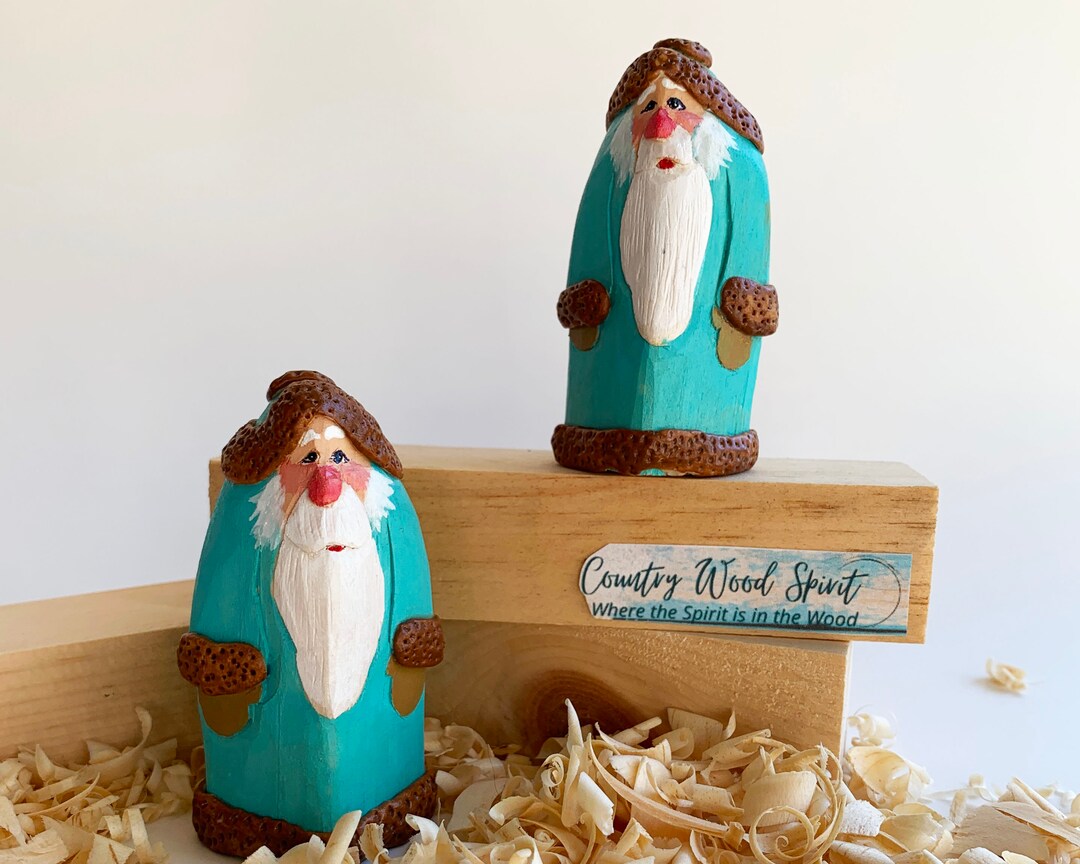 Unique Santa Carved Santa-like Figure is a Unique Gift for That Someone Special ...
