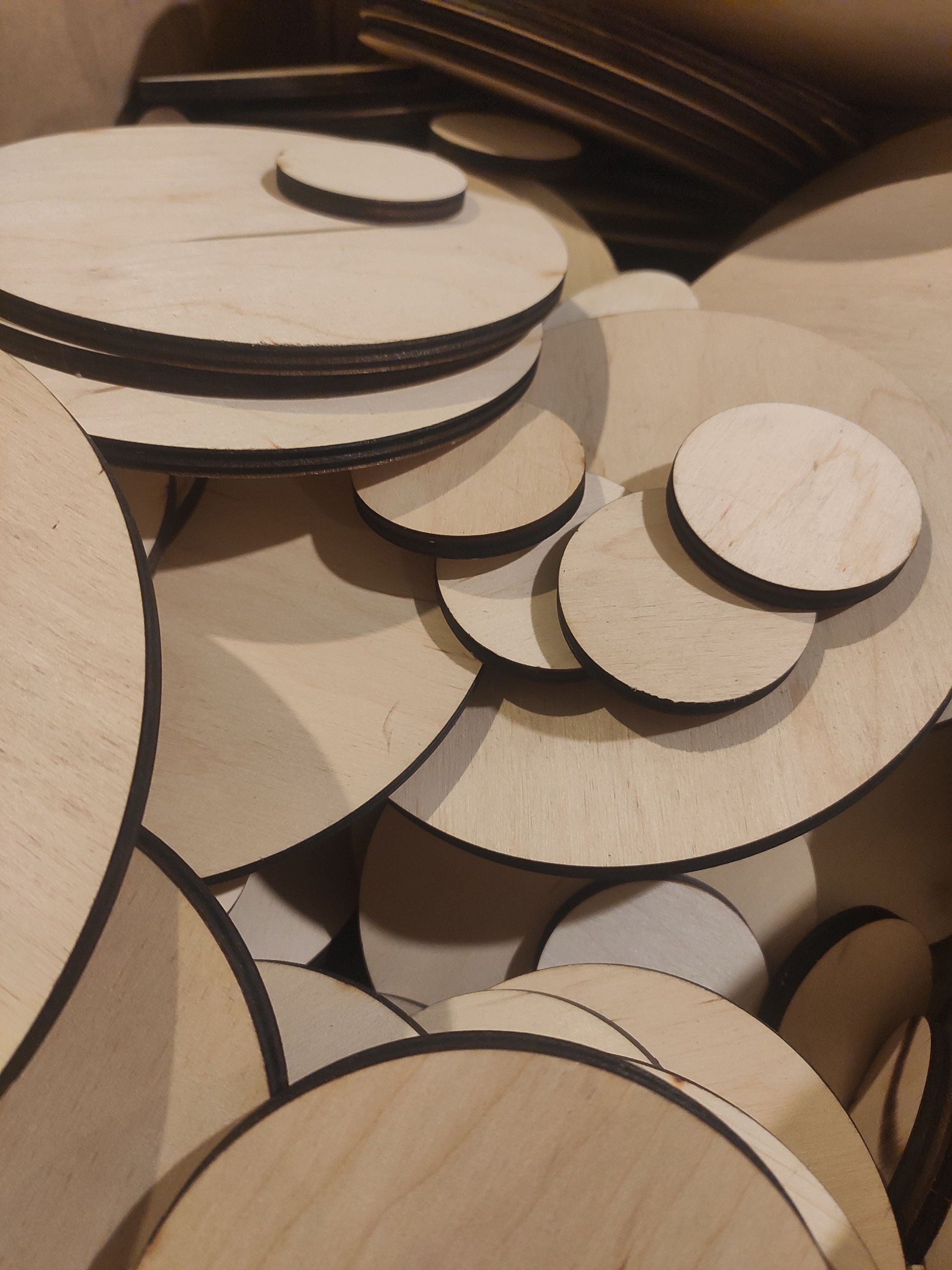 Bulk Plywood Circles 4mm & 6mm Thick Custom Diameter Etsy UK