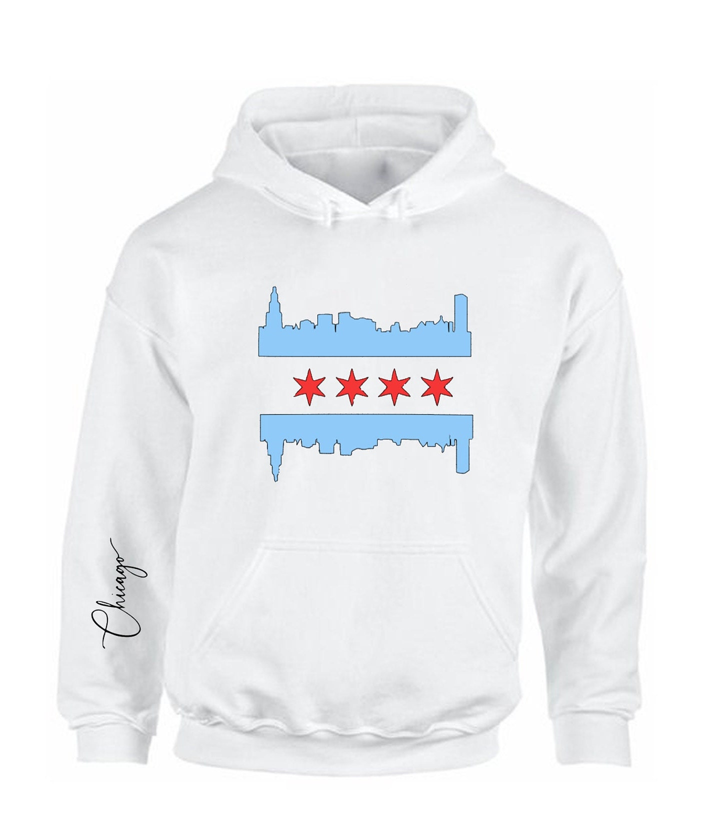 Distressed Chicago Flag Thermal - Unisex