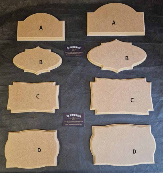 18mm mdf  shapes blank crafts