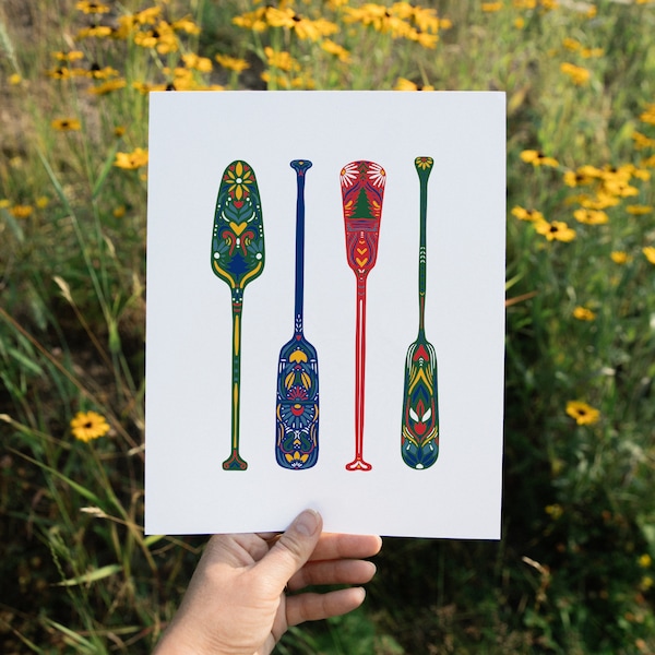 Canoe Paddles Etsy