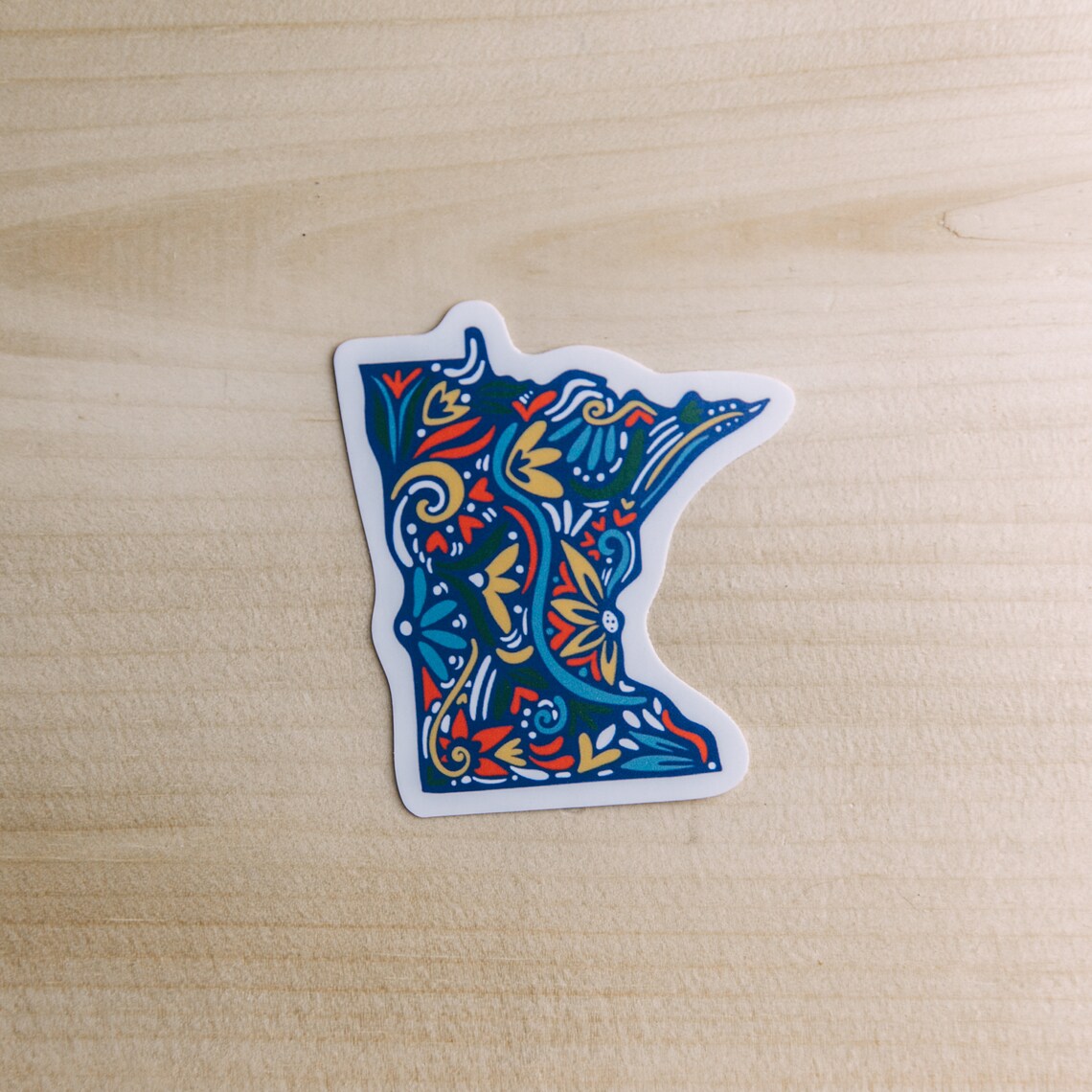 Mn State Fair Sticker Colorful Minnesota State Sticker: Waterproof Laptop Decal - Etsy