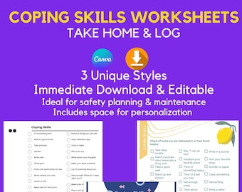 Coping Skill Worksheets