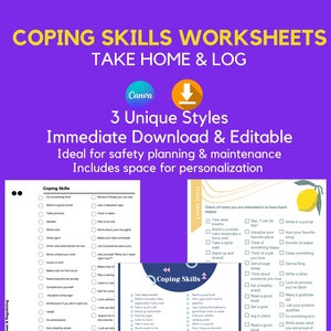 Coping Skill Worksheets