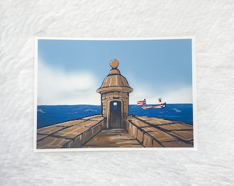 Garita | Puerto Rico | El viejo San Juan Print | Free shipping