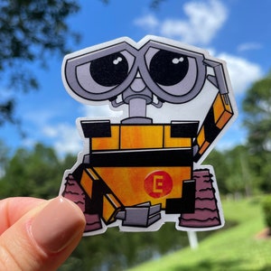 Wall-e inspired sticker| free shipping