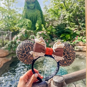Custom Mouse Ears Headband| Moana inspired| Handmade & Lightweight | Free Domestic Shipping