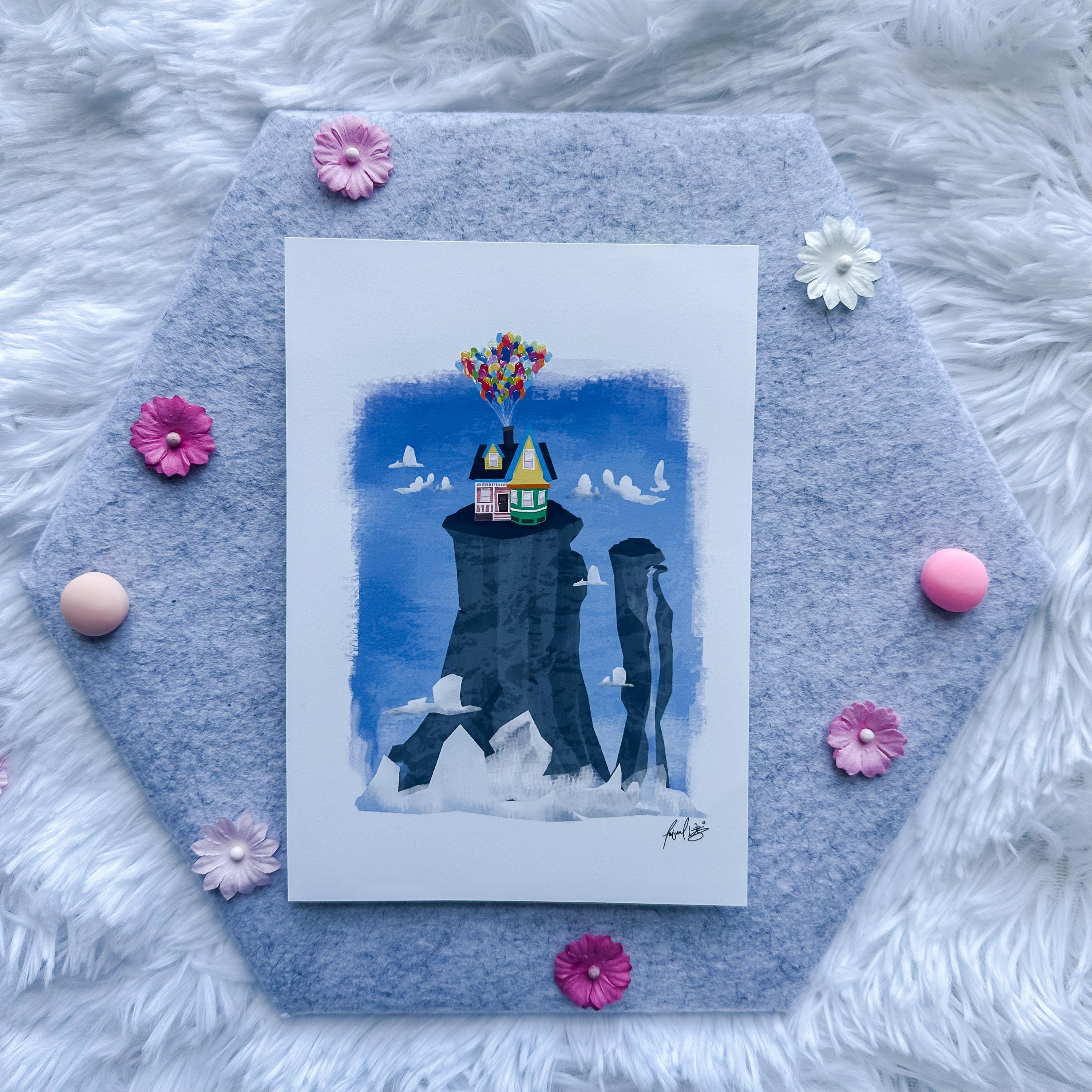 Up Movie inspired print| Paradise falls| free shipping