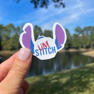 I love stitch | LILO & Stitch inspired sticker | waterproof | free shipping