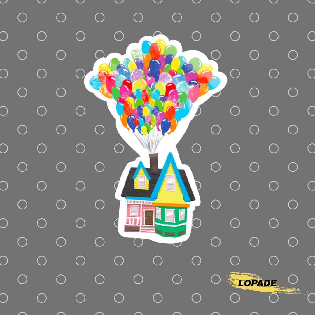 Up House Sticker / up Balloons Decal / up Movie Inspired Sticker / up House  Vinyl 