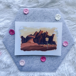 Radiator Springs | Cars movie inspired print | Free shipping