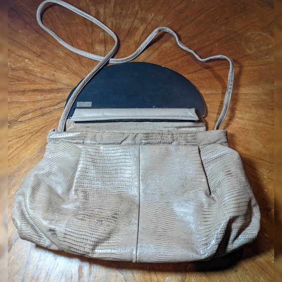 Vintage Patricia Smith Moon Bag Leather and Limit… - image 2