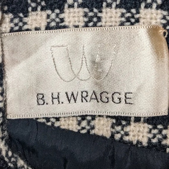 B.H. Wragge Vintage 1960's Tweed Dress - Black an… - image 7