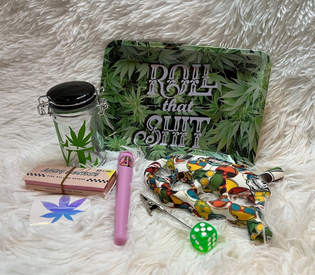 6 Piece Rolling Tray Kit Small Rolling Tray Knuckle Silicone Etsy