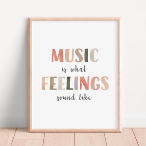 Musik Poster, Musik Klasse Poster, Homeschool Dekor, Neutral Musikalischer Druck, Montessori Kindergarten, digitaler Download
