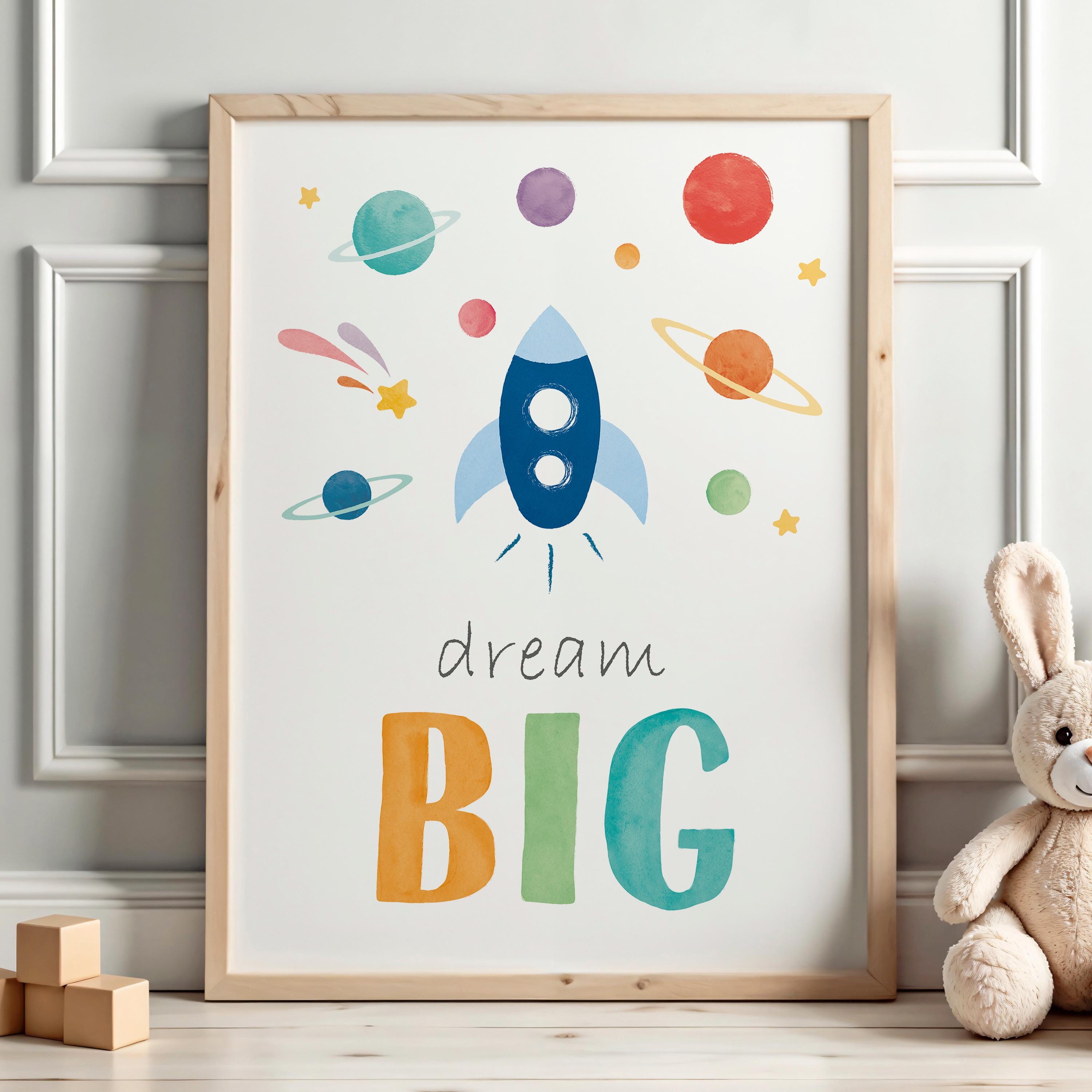 Dream Big Poster - Etsy