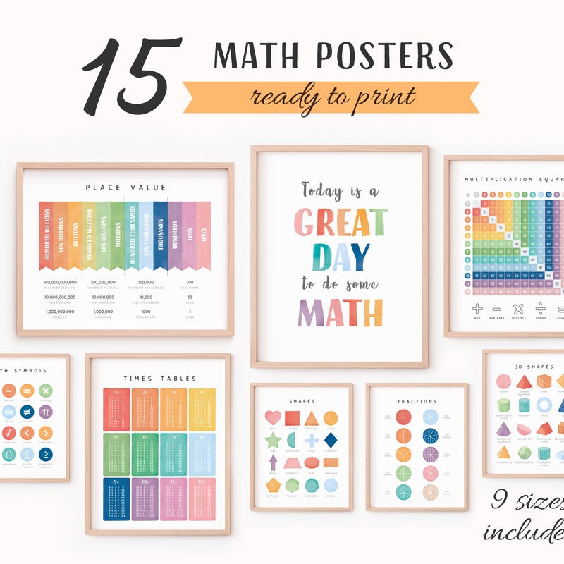 Math Classroom Decor - Etsy
