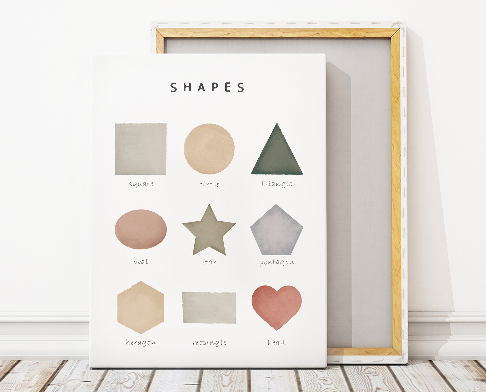 Boho Educational Posters Set, 12 Homeschool Prints, Montessori ...