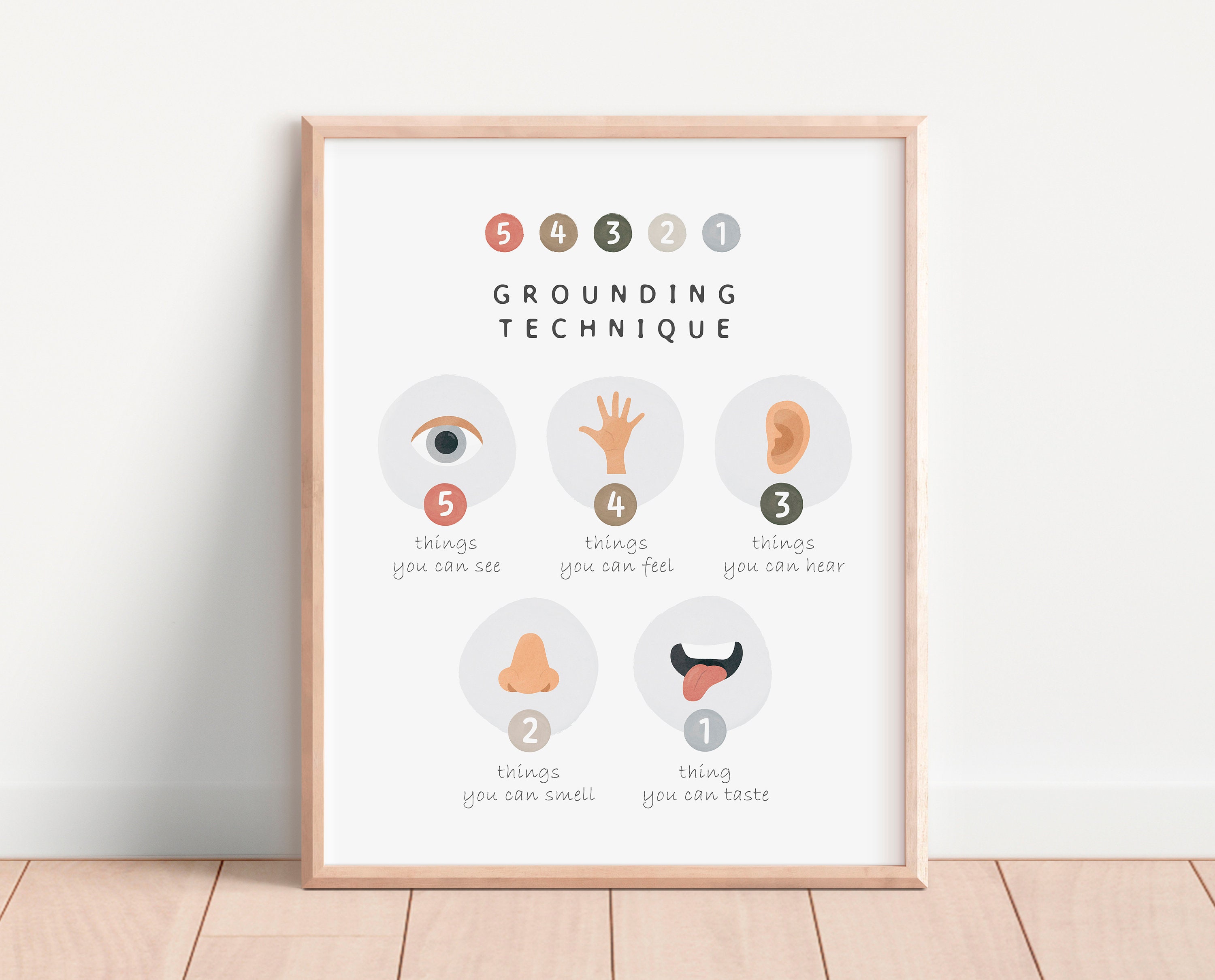 Mental Health Therapy Office Decor | Counselor Wall Art, Psychology Logo Print Calming Decor For Therapists & Counselors From Homepro5, $5.38