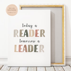 Lernposter, Klassenzimmer Dekor, Kinderzimmer Poster, Spielzimmer Dekor, druckbare Wandkunst, motivierender Spruch, DIGITALER DOWNLOAD