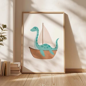 Set of 9 Dinosaur Nursery Posters, Playroom Dino Wall Decor, T-rex ...