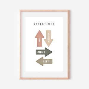 Cartel educativo, cartel de instrucciones, materiales Montessori, decoración de sala de juegos neutral, cartel educativo para niños pequeños, descarga digital imagen 7