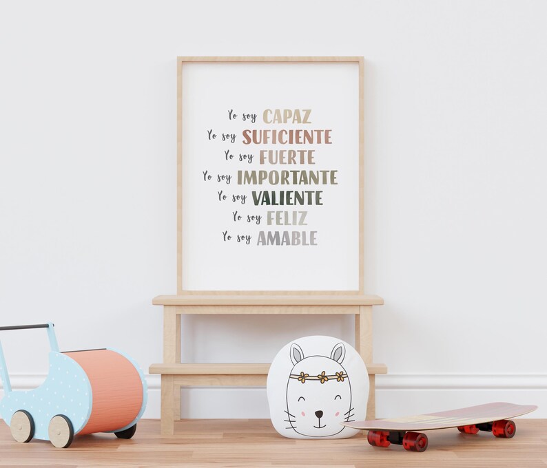 Daily Affirmations in Spanish.