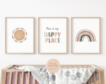 Set of 3 Playroom Posters, Classroom Decor, Nursery Prints, Playroom Decor, Printable Wall Art, Motivational Quote, DIGITAL DOWNLOAD